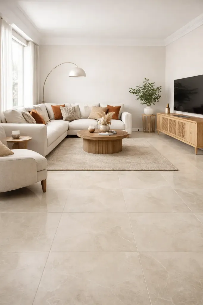 Piso hawaii ivory 61x61- Caja x 1.86 m²