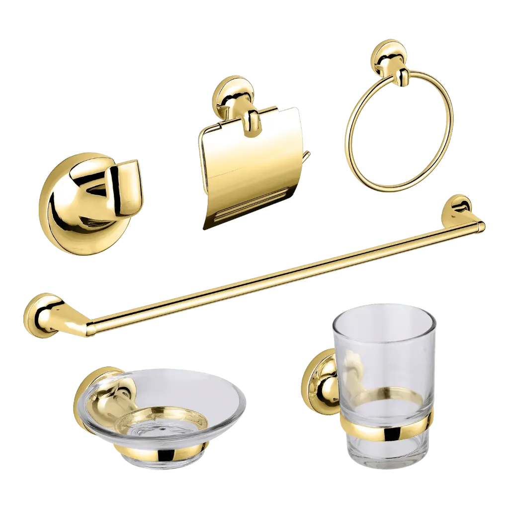 Accesorios Dorado x 6 piezas