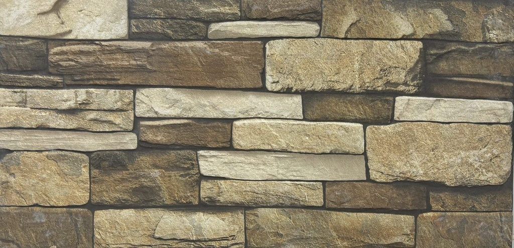 Pared Fachada Maple Marrón 30x60 m²